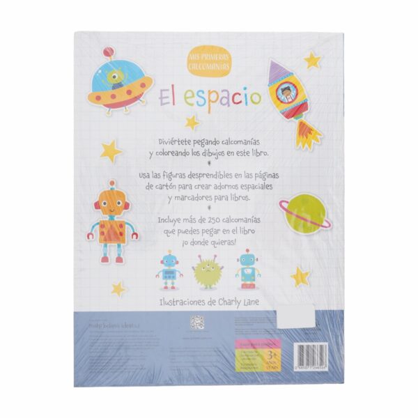 Libro Mis Primeras Calcomanías El Espacio SILVER DOLPHIN 30 Páginas - Imagen 2