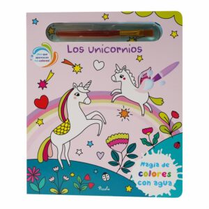 Libro Los Unicornios Magia De Color4Es Con Agua SILVER DOLPHIN 25 Páginas