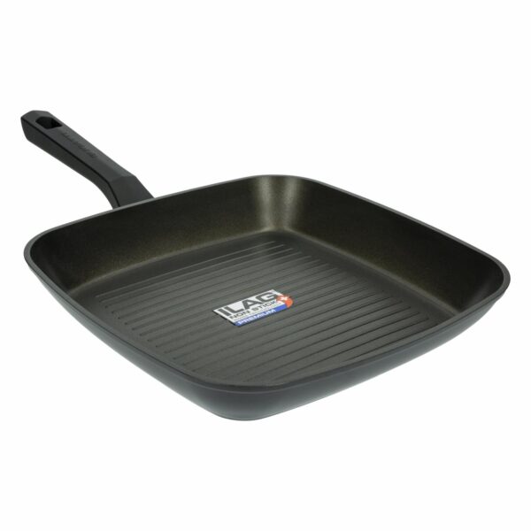 Sartén De Inducción Grill Negro 2,5 Litros BUGATTI 28 Cm