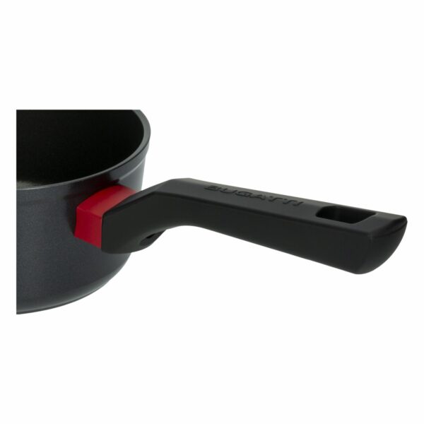 Cacerola De Inducción Con Tapa De Vidrio Negro 1,3 Litros BUGATTI 16 Cm - Imagen 3