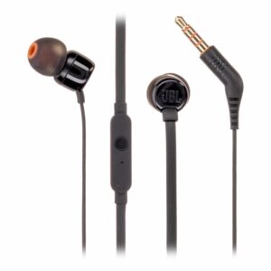 Audífonos Wired In-Ear JBLT110BLKAM JBL Con Cable