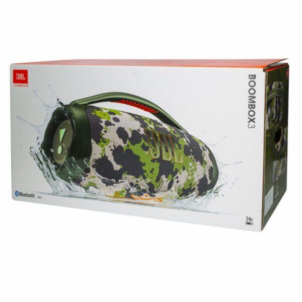 Parlante Boombox 3 JBLBOOMBOX3SQUADAM JBL Verde Camuflado - Imagen 4