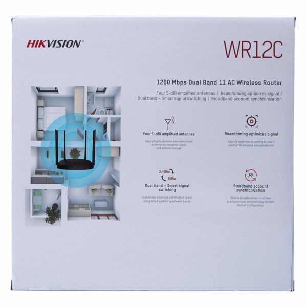 Router DS-3WR12C AC1200 4 Antenas Dual Band Wifi 5 Y 4 HIKVISION 1200 Mbps - Imagen 4
