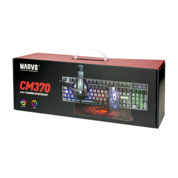 Kit Para Juego Gaming CM370SP MARVO Negro - Imagen 5