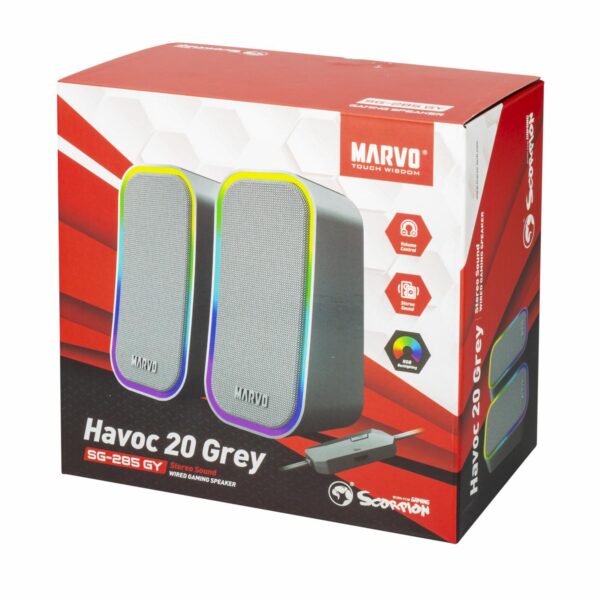 Parlante Havoc 20 SG-285 RGB MARVO - Imagen 3