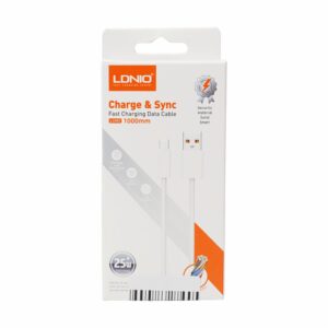 Cable Cargador Y Para Transferencia De Datos 25W LDNIO 1 Metros