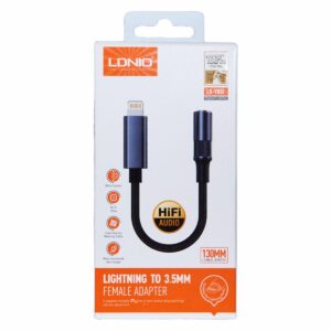 Cable Adaptador LSY80I 3.5 A IPhone LDNIO 130 Mm
