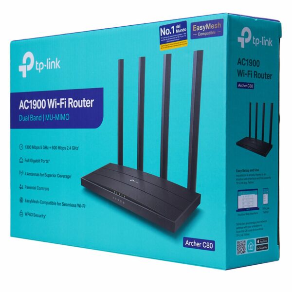 Router Archer C80 AC1900 TP-LINK 1300 Mbps - Imagen 3