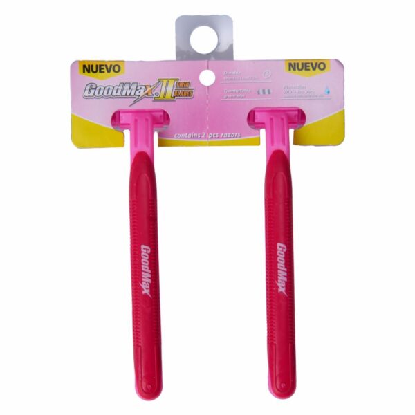 Afeitadora Desechable Para Mujer 2 Cuchillas X2 GOODMAX X 2 Uds - Imagen 2