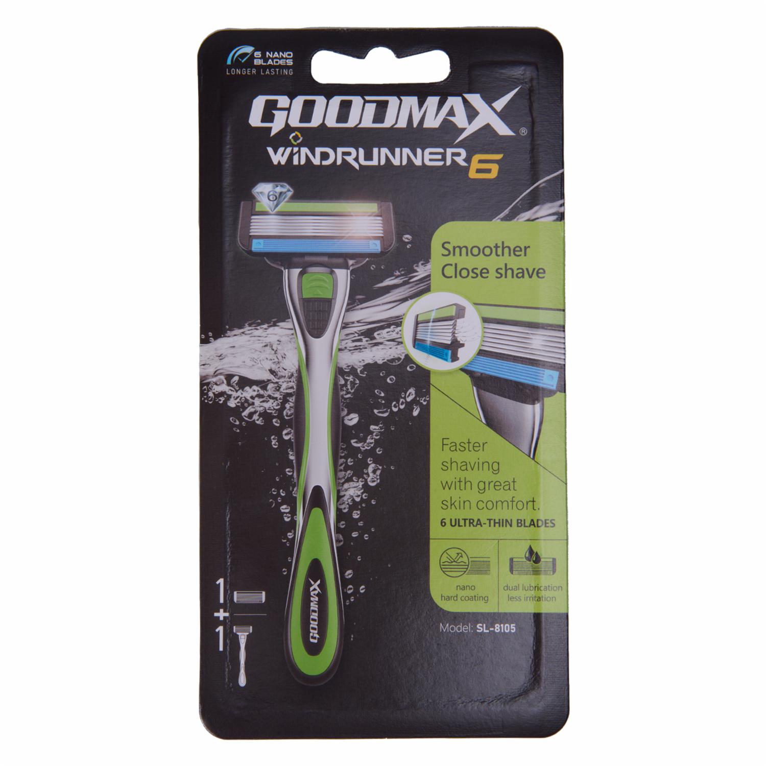 Afeitadora Wind Runner 6 GOODMAX 2 Piezas - Imagen 2