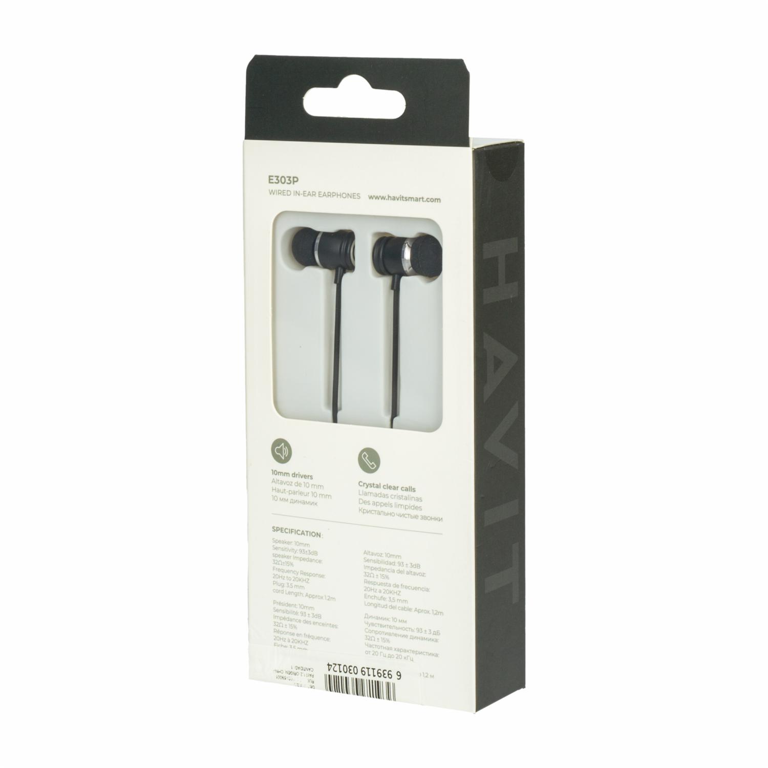 Audífonos Wired HV-E303PB HAVIT Con Cable - Imagen 2