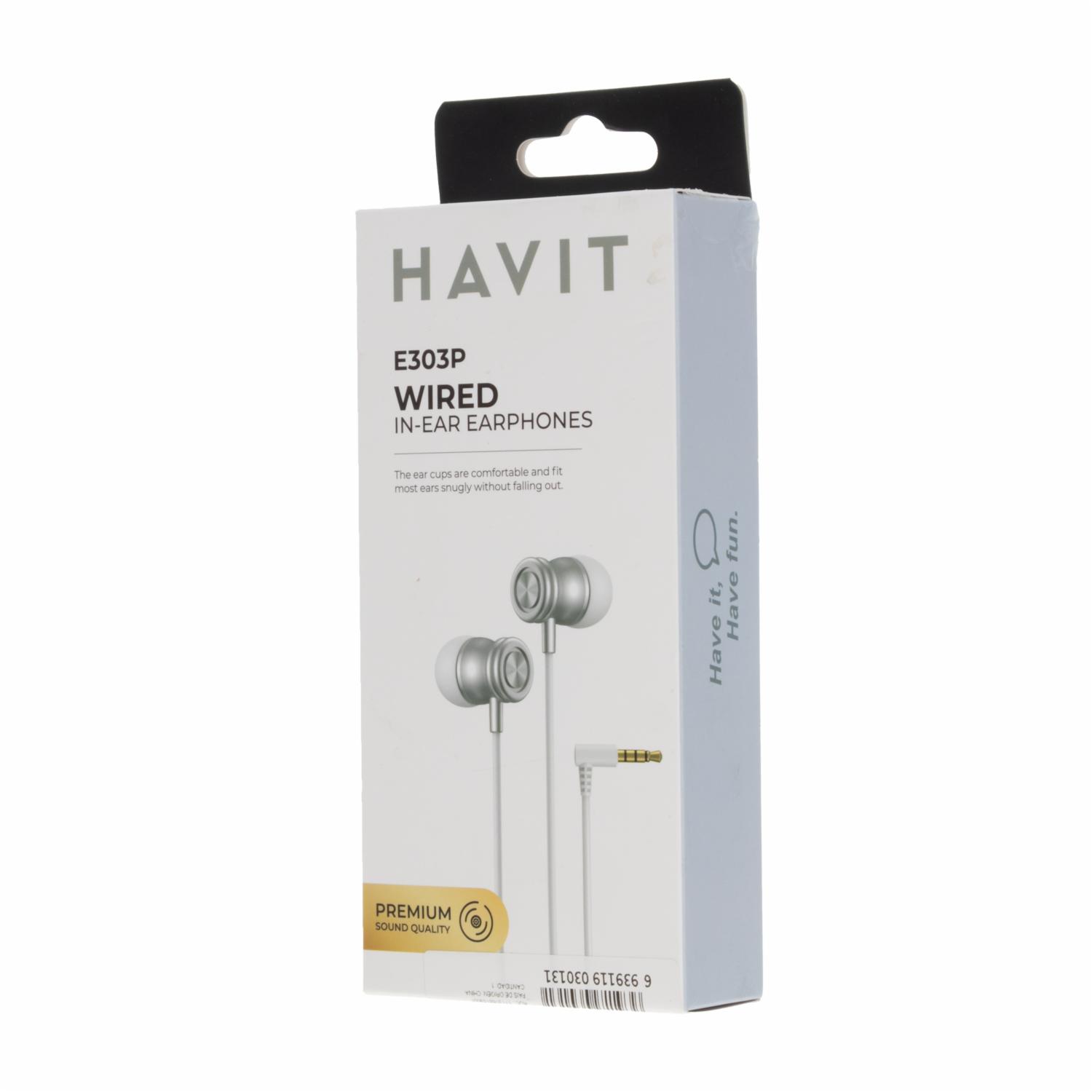 Audífonos Wired HV-E303PW HAVIT Con Cable - Imagen 3