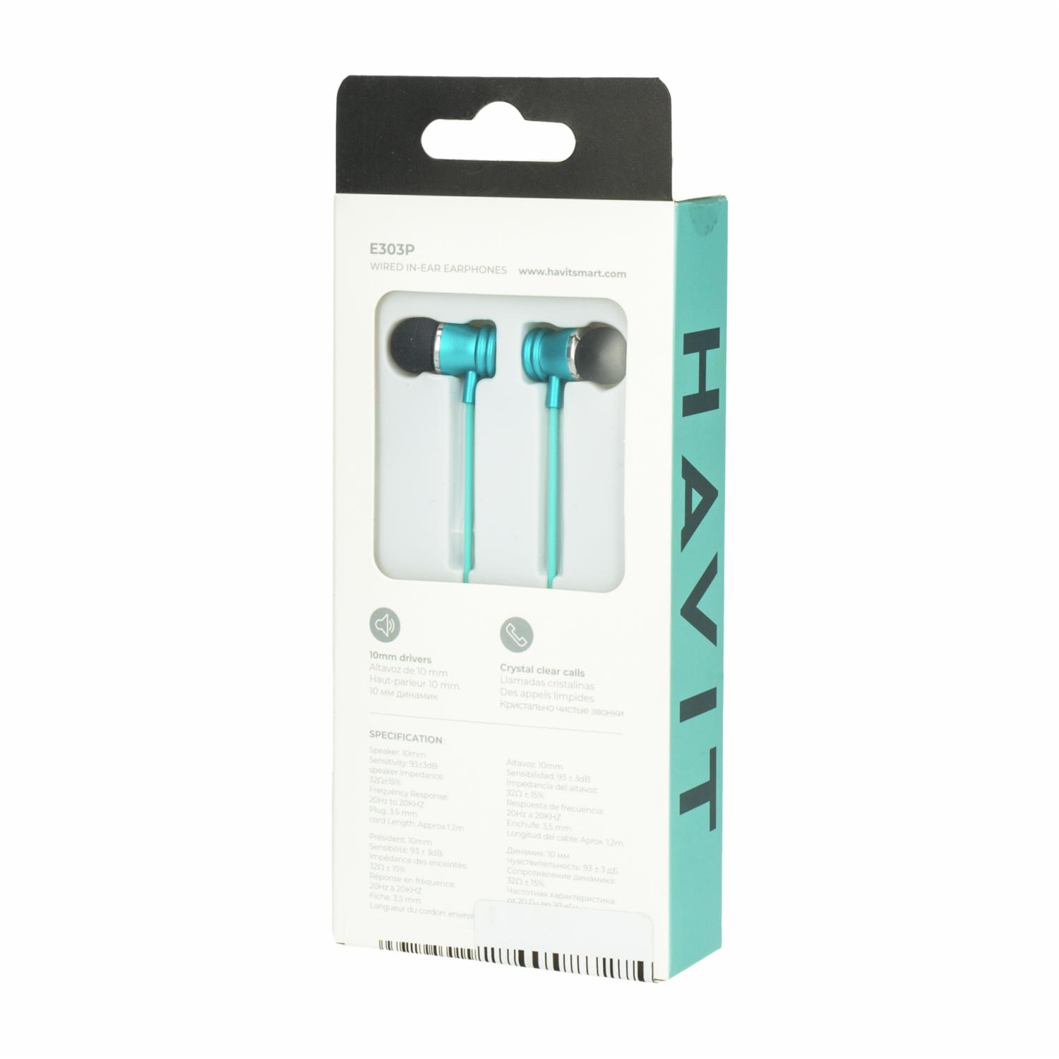 Audífonos Wired HV-E303PBL HAVIT Con Cable - Imagen 2