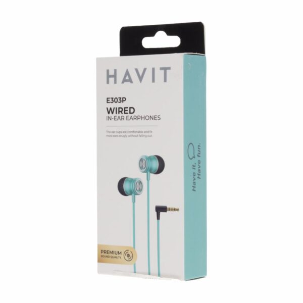 Audífonos Wired HV-E303PBL HAVIT Con Cable - Imagen 2