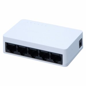 Switch 5 Puertos Plástico HIKVISION 10 / 100 Mbps