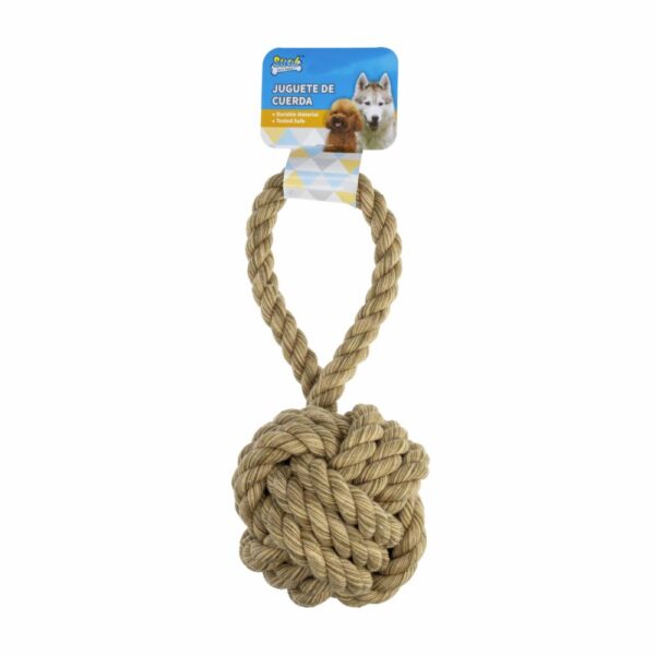 Juguete De Perro Cuerda De Yute SOLEIL PET'S WORLD 1 Pieza