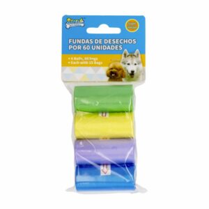 Fundas De Desechos Para Mascotas SOLEIL PET'S WORLD X 60 Uds