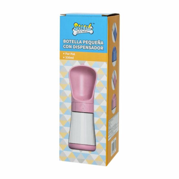 Botella De Agua Con Dispensador De Mascotas SOLEIL PET'S WORLD 1 Pieza - Imagen 2