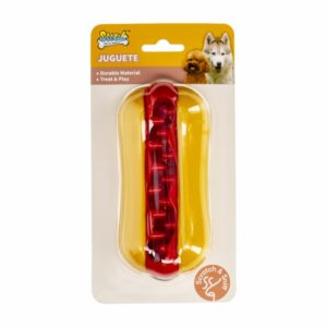 Juguete De Perro Hot Dog Goma Dental SOLEIL PET'S WORLD 1 Pieza