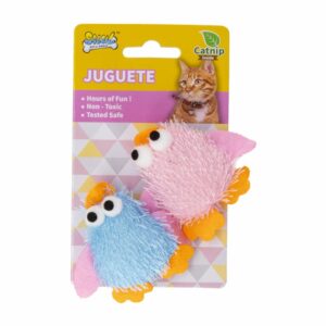 Juguete De Gato Peces De Felpa SOLEIL PET'S WORLD 2 Piezas