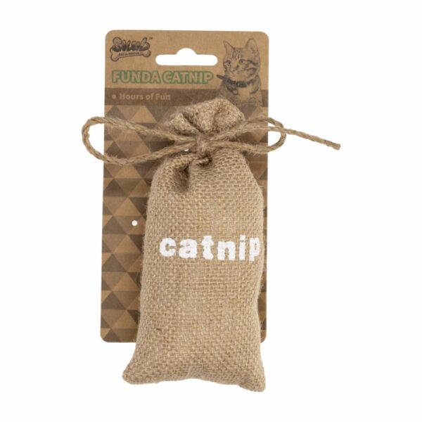 Catnip En Funda De Yute SOLEIL PET'S WORLD 1 Pieza