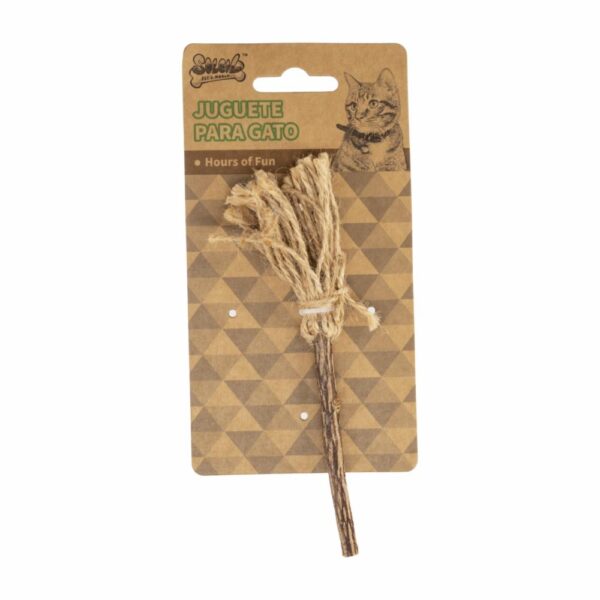 Juguete De Gato Escobilla De Yute SOLEIL PET'S WORLD 1 Pieza