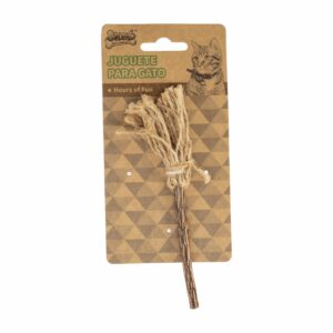 Juguete De Gato Escobilla De Yute SOLEIL 1 Pieza