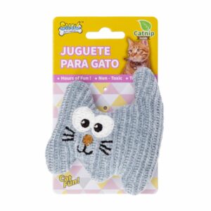 Juguete De Gato Felpa Con Ojos Y Catnip SOLEIL PET'S WORLD 1 Pieza