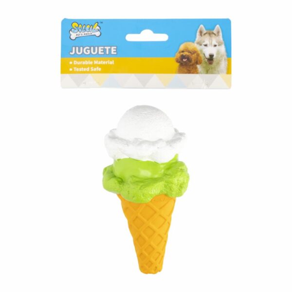 Juguete De Perro Helado De Látex SOLEIL PET'S WORLD 1 Pieza