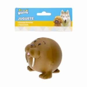 Juguete De Perro Morsa De Látex SOLEIL PET'S WORLD 1 Pieza