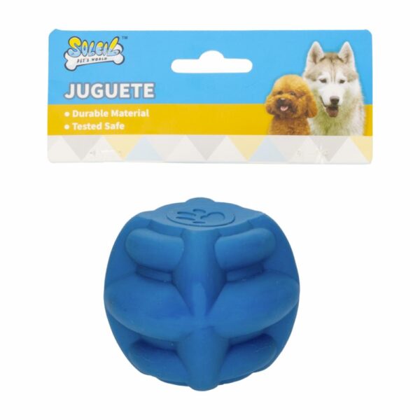 Juguete De Perro Figura Cuadrada De Látex SOLEIL PET'S WORLD 1 Pieza