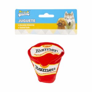 Juguete De Perro Diseño Tarro De Ramen SOLEIL PET'S WORLD 1 Pieza