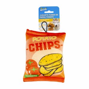 Juguete De Perro Diseño Funda De Papas Tomato SOLEIL PET'S WORLD 1 Pieza