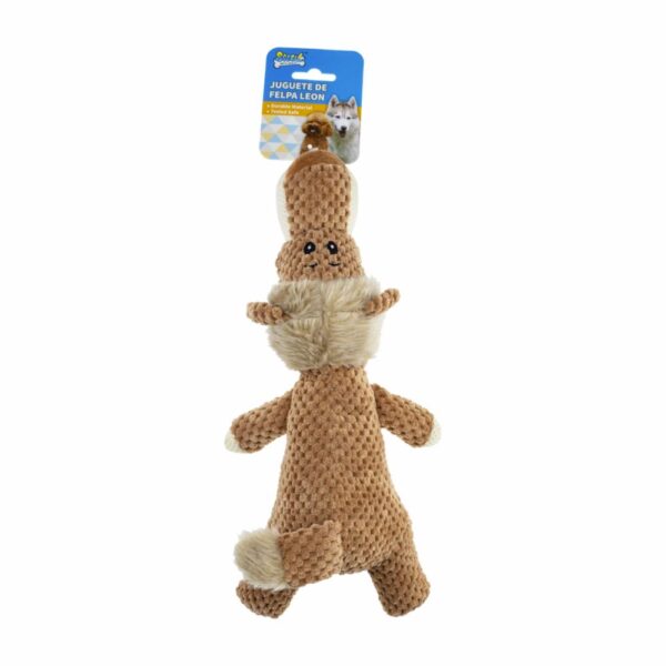 Juguete De Perro León De Felpa SOLEIL PET'S WORLD 1 Pieza - Imagen 2