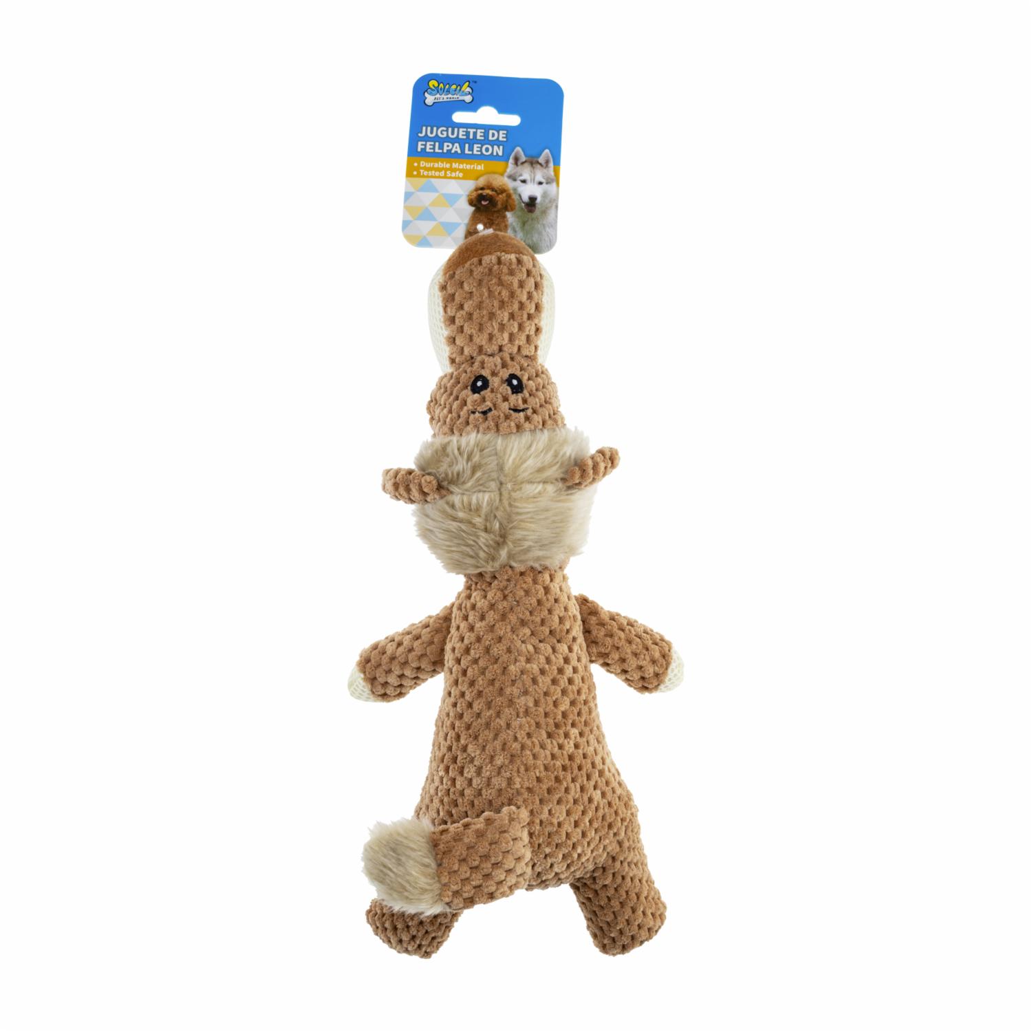 Juguete De Perro León De Felpa SOLEIL 1 Pieza - Imagen 2