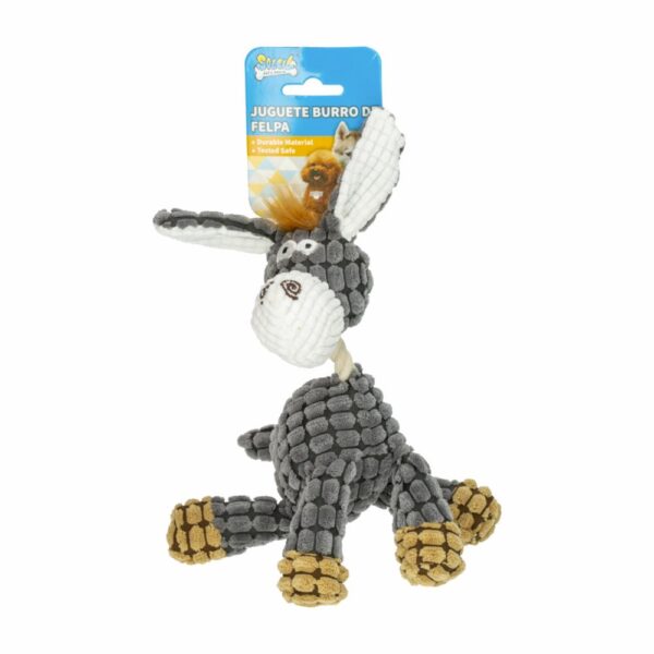 Juguete De Perro Burro De Felpa SOLEIL PET'S WORLD 1 Pieza