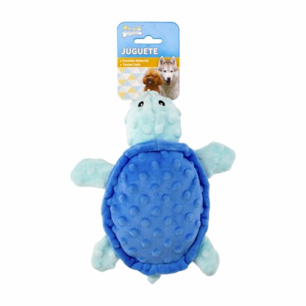 Juguete De Perro Tortuga De Felpa SOLEIL PET'S WORLD 1 Pieza - Imagen 2