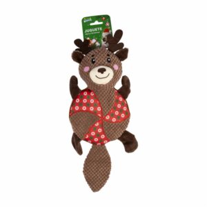 Juguete De Perro Ardilla Navideña De Felpa SOLEIL 1 Pieza