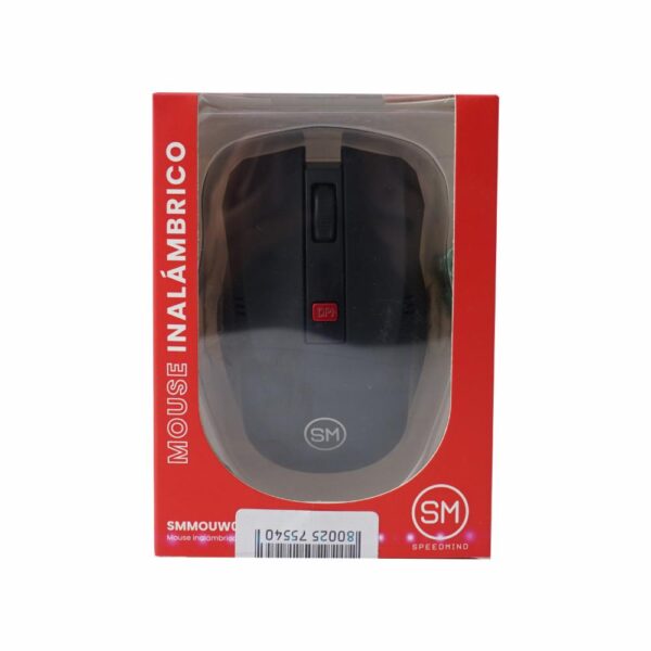 Mini Mouse Negro SMMOUW03 SPEEDMIND Inalámbricos - Imagen 3
