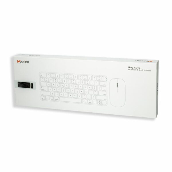 Teclado Y Mouse Slim C210 Negro MEETION Bluetooth - Imagen 3