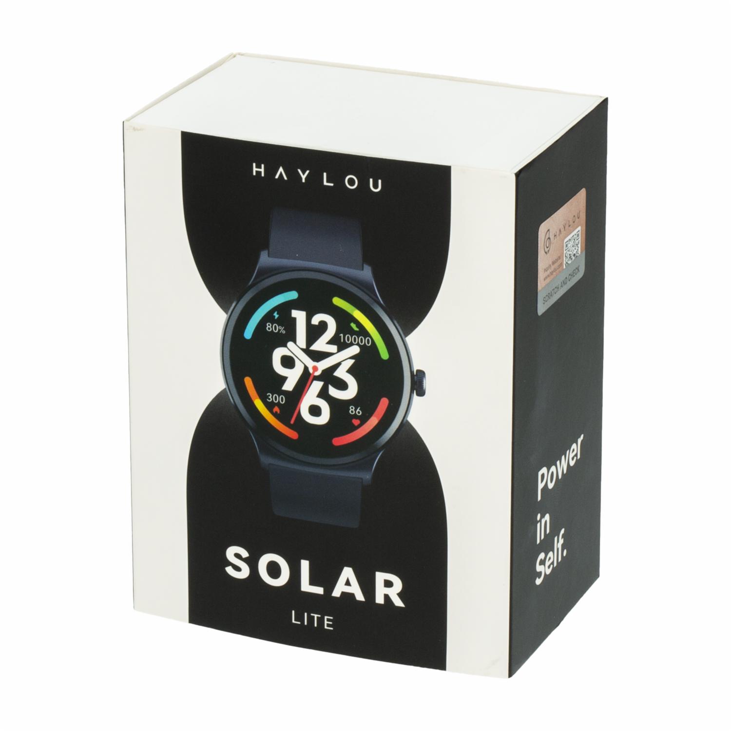Smartwatch Solar Lite Blue HAYLOU Pantalla 1,38" - Imagen 3