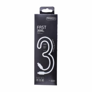 Cable Tipo C Blanco TREQA 3 Metros