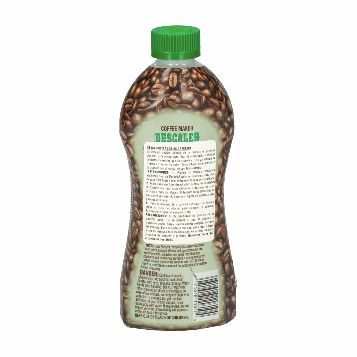 Descalcificador Para Cafeteras BAR KEEPERS FRIEND 355 Ml - Imagen 2