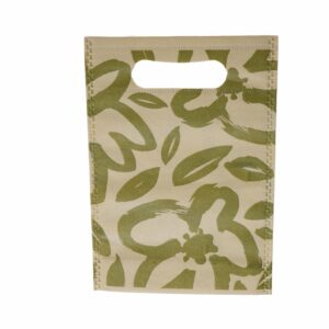 Bolsa De Regalo Mini Flores Verdes ECO BAGS 21 X 15 X 6 Cm
