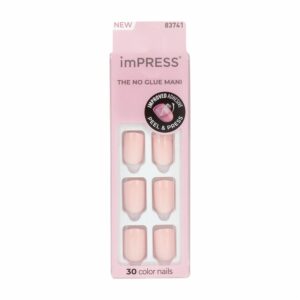 Uñas Press On Eligeme Rosa IMPRESS X 30 Uds