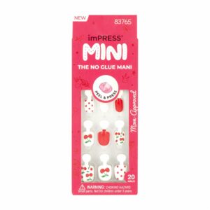 Uñas Press On Mini Diseño De Cerezas IMPRESS X 20 Uds