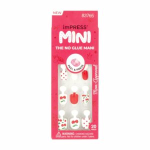 Uñas Press On Mini Diseño De Cerezas IMPRESS X 20 Uds