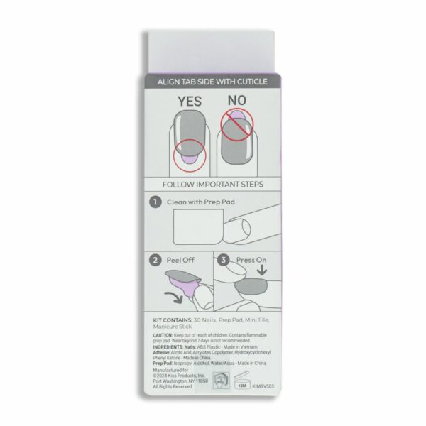 Uñas Press On Con Brillos IMPRESS X 30 Uds - Imagen 2