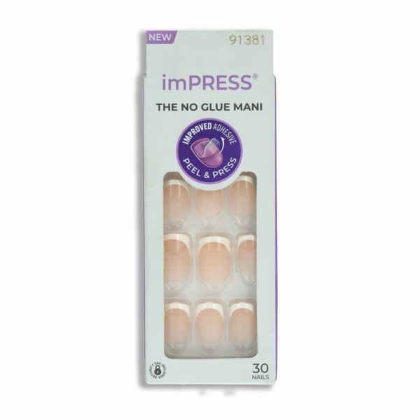 Uñas Press On Francés Clásico IMPRESS X 30 Uds