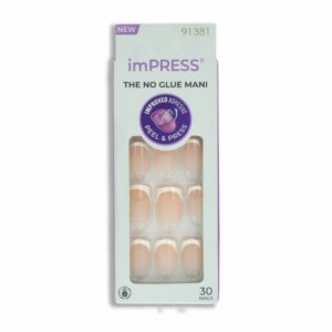 Uñas Press On Francés Clásico IMPRESS X 30 Uds